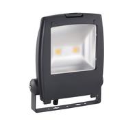 Eglo LED Floodlight Gambettola Pro, Outdoor Lamp with Bracket, Aluminium Spot Light in Anthracite, Clear Glass, Cool White, IP65