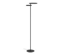 Eglo LED Floor lamp Castelpoto 1, Living Room Light with Touch, dimmable Fixture up- and Downlight, Metal matt Black, Warm to Cool White, 180 cm Tall
