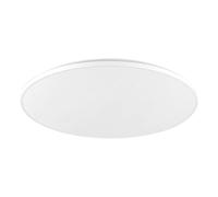 Eglo LED Flush Ceiling Light Crespillo, Bright Lighting Made of White Plastic, Kitchen and Office lamp, Neutral White, Ø 19.7 inches