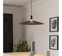 Eglo Connect.z Smart Home LED Pendant Light Conomavilla-Z, Metal, dimmable lamp, ZigBee, Matter, app and Voice Control Alexa, Warm to Cool White, RGB, Black
