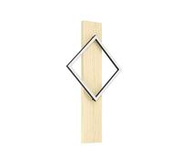 Eglo LED Indoor wall Light Boyal, Living Room lamp with Wooden Beam