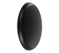 Eglo LED Indoor Wall lightPorciano, Rechargeable Wall lamp with indirect Lighting, Magnetic Wall Spotlight with Remote Control, Plastic in Black, Warm White-Cold White, Ø 20 cm