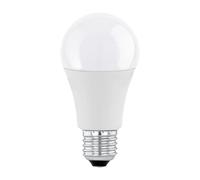 EGLO LED light bulb, E27 lamp, 9 watt (equivalent to 60 watt), 806 lumens, neutral white, 4000 Kelvin, spotlight A60, Ø 2.4 inches