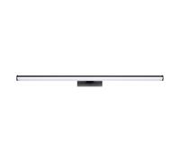 Eglo LED Mirror Light Vadumi, Bathroom lamp, Plastic Fixture in Black and White, Neutral IP44, 78 cm Length