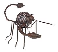 Eglo LED Outdoor Garden Solar Light Metal Scorpion Braun Cold White Akkulicht