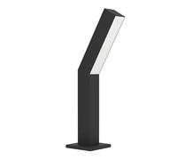Eglo LED Outdoor lamp Post Ugento, Bollard Light Garden, Outside Lighting for Garden and Patio, Driveway Light of Black Metal, IP44, H 36 cm, Warm White