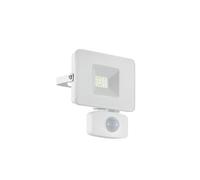 EGLO Faedo 3 LED outdoor spotlight, sensor, white, 10 W