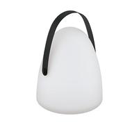 Eglo LED Outdoor Table lamp Collirados, Portable Wireless Light for Outdoors, Balcony Lighting, Camping, Black-White Plastic, Battery-Powered, Neutral White