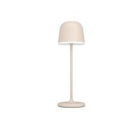 Eglo Mannera Steel Touch Dimmer Table Lamp - White & Sandy
