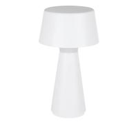 Eglo LED Outdoor Table lamp Huesa, Rechargeable Bedside lamp Touch dimmable, Cordless Outside Garden Light, Rechargeable via USB, Plastic in White, Warm White-Cold White, IP44