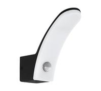 EGLO 98149 FIUMICINO LED Outside Wall Light with Sensor in Black and White