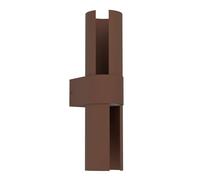 Eglo LED Outdoor wall Light Montelauro, rotatable Porch lamp, Outside Lighting Made of Rust Brown Aluminium, Warm to Cool White, IP65