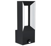 EGLO LED Outdoor Wall Light Riforano with Motion and Twilight Sensor, External Porch Lighting