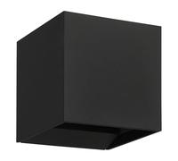 EGLO LED Outdoor Wall spot Light Calpino 3, Outside lamp uplight and Downlight, Porch Lighting, Spotlight Made of Black Metal, Warm White, IP54