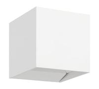 Eglo LED Outdoor wall spot Light Calpino 3, Outside lamp uplight and Downlight, Porch Lighting, Spotlight Made of White Metal, Warm White, IP54