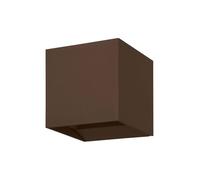 Eglo LED Outdoor wall spot Light Calpino 3, Outside lamp uplight Downlight | porch lighting made of metal in rust brown, warm white, IP54