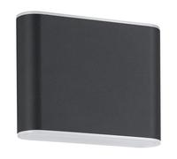 Eglo GRUTTI Outdoor LED Wall Light, Tri-Colour, IP65, Anthracite in Grey EGLO Grey