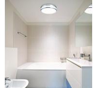 Eglo 94999 LED Palermo Bathroom Wall or Ceiling Light in Chrome, Ø 29,5 cm