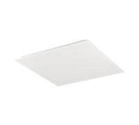 Eglo LED Panel Moradillo-R, dimmable Ceiling Light Fixture with Remote Control, Flat Flush Mount lamp Made of White Metal and Plastic, Warm Neutral Cool 60 x 60 cm