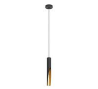 Eglo Barbotto Black & Gold Steel Modern Pendant Light