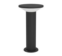 Eglo LED Plinth Light Outdoor Rigosa, Standing Light, Garden and Terrace Lighting, lamp Made of Black Metal White Plastic, Warm White, IP44