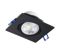 Eglo LED recessed Spotlight Saliceto, dimmable Flat Square Ceiling spot