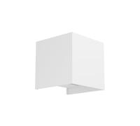 Eglo LED Rechargeable Outdoor wall lamp Rincine, Cube Shape Light Fixture with Motion Sensor, USB Charging, Wireless, White Plastic, Neutral White, IP44
