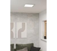Eglo Connect.z Smart Home LED Bathroom Ceiling Light Fueva 6-Z, ZigBee, app and Alexa Voice Control, Warm White-Cold White, RGB, dimmable Ceiling lamp, White, IP44, 29x29 cm