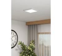 Eglo Connect.z Smart Home LED Bathroom Ceiling Light Fueva 6-Z, ZigBee, app and Alexa Voice Control, Warm White-Cold White, RGB, dimmable Ceiling lamp, White, IP44, 22x22 cm