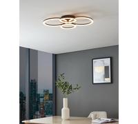 Eglo LED Smart Ceiling Light Black 35W CCT 2700-6500K Dimmable App