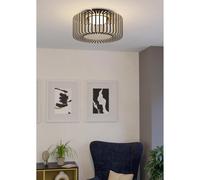 Eglo LED Smart Ceiling Light Black Ø45cm 22W RGB + RGBTW ZigBee