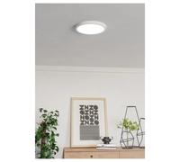 Eglo Smart LED Ceiling Light Fueva 6-Z, ZigBee, App & Alexa, RGB, Dimmable, IP44, 28 cm White