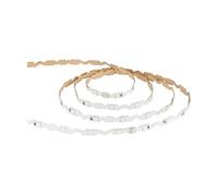 EGLO LED Strip FLEXIBLE STRIPE, LED strip with remote control | RGB colour change, dimmable, self-adhesive and cuttable LED tape, plastic light band in white, length 5 m