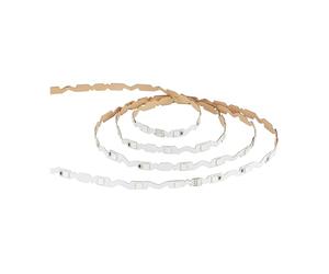 Eglo LED Strip Flexible Stripe, LED Strip with Remote Control | RGB colour change, dimmable, self-adhesive and cuttable LED tape, plastic light strip in white, length 2 m