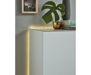 Eglo LED Strip Light Flexible Stripe, RGB lightstrip with Remote Control, Colour Changing and dimmable Room Lighting, self-Adhesive and shortenable Rope Lights, White Plastic, 315 inches