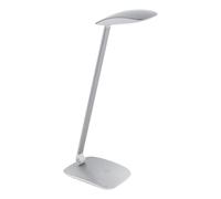EGLO Silver Cajero LED desk lamp with dimmer