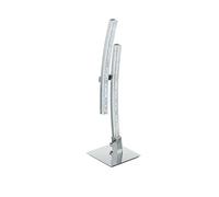 EGLO LED table lamp Pertini, bedside steel, aluminium in chrome