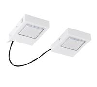 EGLO LED Under-cabinet Light Lavaio, Kitchen Cabinet Lighting, White Steel