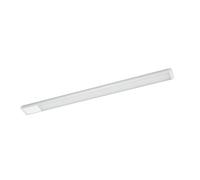 Eglo LED Under Cabinet Light Repilado, Kitchen Lighting Made of White and Silver Plastic, Under Cupboard lamp with Rocker Switch, Neutral White, 24 inches