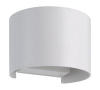 Eglo LED Wall Lamp Barcarola-E, Outdoor Mounted Light with Indirect Illumination, Semi-Circular Exterior Downlight, Black Plastic, Neutral White, IP44