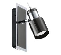 Eglo LED Wall Lamp Davida 1, wall Light, Metal Wall Spotlight in Chrome