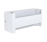 Eglo LED Wall Lamp Feloniche, Single-Light Wall Sconce, Minimalist Design, Indoor Wall Spotlight Made of Aluminium and Plastic, Living Room Lamp, Hallway Light in White and Transparent