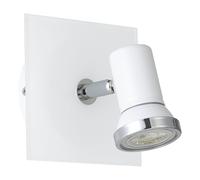 Eglo LED Wall Lamp Tamara 1, Bathroom wall Light, Metal Lamp in White