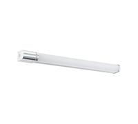 Eglo LED wall lamp Tragacete 1, 1 Flame LED Mirror lamp with Socket | wall lamp made of aluminium and plastic, bathroom lamp in chrome, white, LED damp-proof lamp, IP44