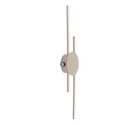 Eglo LED Wall lamp Venticello, Indoor Light Fixture in Rod Shape, Bedroom with indirect Lighting, Metal Sand Colour, Warm White