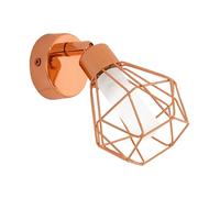 Eglo - Zapata 1 Light LED Spotlight Copper Finish EG95545