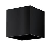 Eglo LED wall Light Barcarola-E, Outdoor lamp with uplight and Downlight, Porch and Front Door Lighting, Black Plastic Cube, Neutral White, IP44