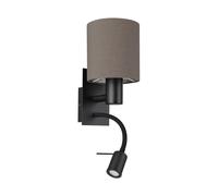 EGLO LED wall light fixture Pasteri, indoor lamp with reading light
