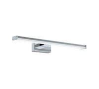 Eglo LED Wall Light Pandella 1, LED Mirror Lamp Made of Aluminium and Plastic, Bathroom Light in Chrome, Silver, White, LED Damp Room Light Neutral White, IP44, Length 40 cm