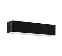 Eglo LED Wall Light Sania 4, Indoor Wall uplighter downlighter, Wall lamp Made of Aluminium in Black and White, Wall Spotlight for Hallway and Living Room, Warm White, 36.5 x 8 cm